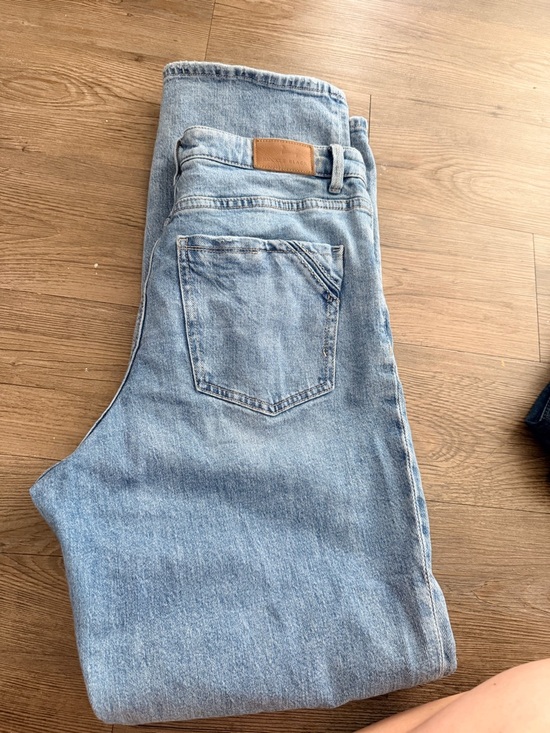 buckle black Denim - Buckle Light Blue Women's Straight Leg Jeans high rise